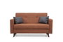 Atelier Del Sofa Polya Sofá Cama de 2 Plazas Rojo Teja